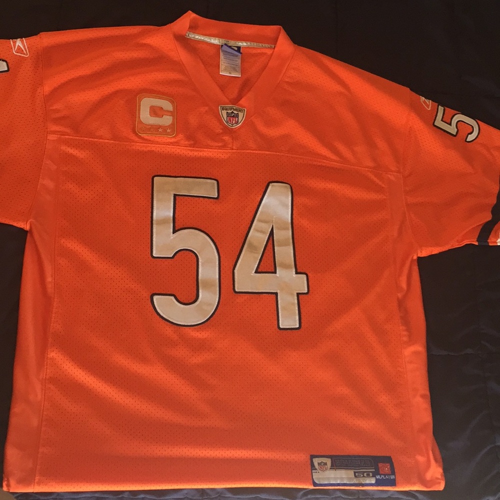 Orange Urlacher Bears Jersey